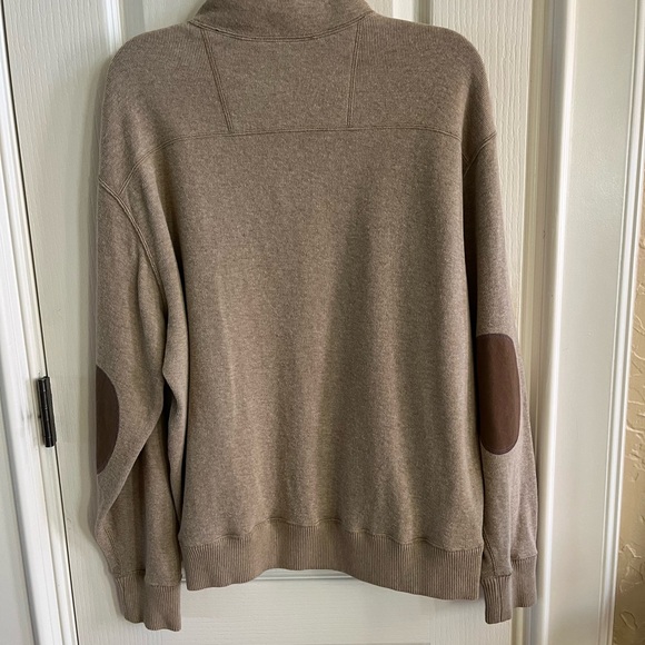 Daniel Cremieux Men's Half Zip Brown Sweater - Picture 6 of 10